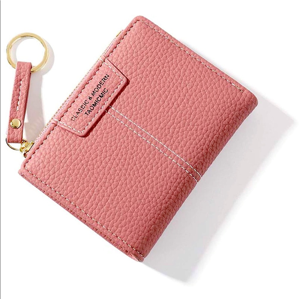 Mini Pink Bifold Wallet
